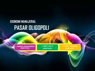 pasar oligopoli