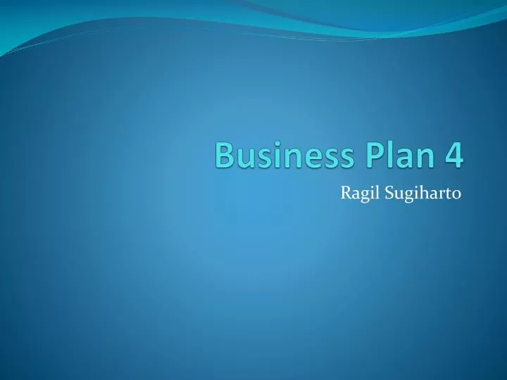 business plan 4