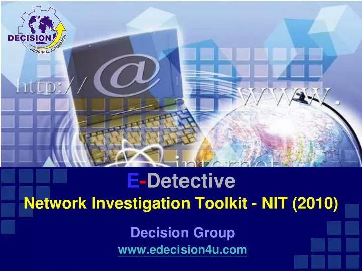 e detective network investigation toolkit nit 2010