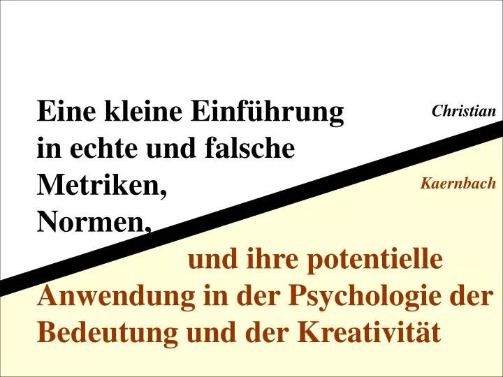 christian kaernbach