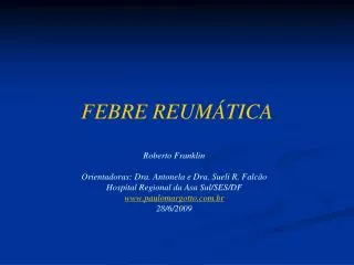 febre reum tica