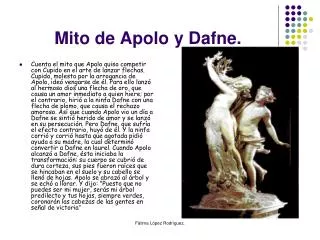 mito de apolo y dafne