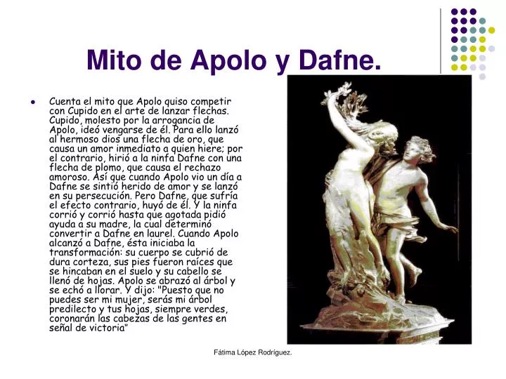 mito de apolo y dafne