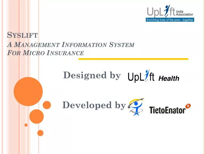 syslift a management information system for micro insurance
