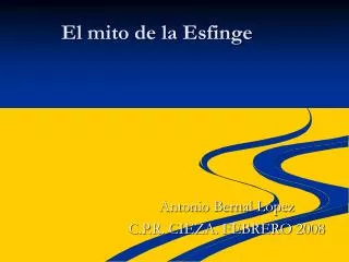 el mito de la esfinge