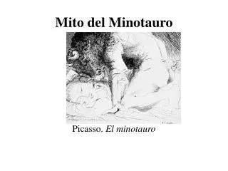 mito del minotauro
