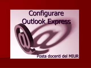 configurare outlook express