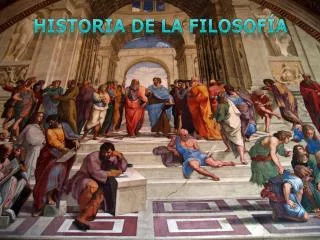 historia de la filosof a