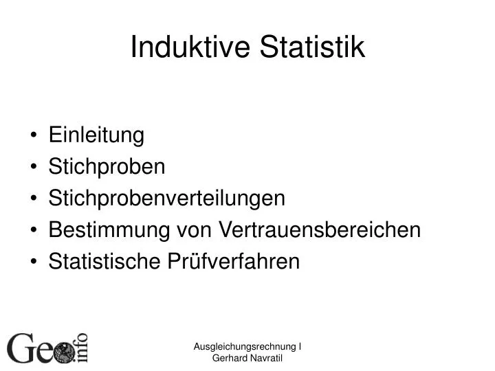 induktive statistik