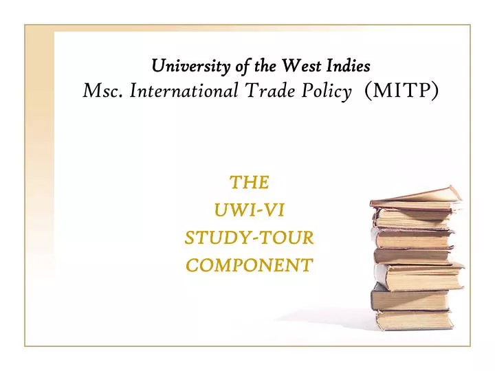 university of the west indies msc international trade policy mitp