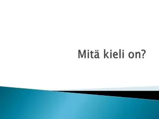 mit kieli on