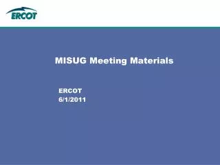 MISUG Meeting Materials