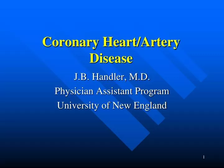 coronary heart artery disease