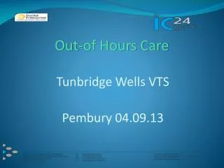 Out-of Hours Care