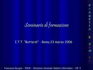seminario di formazione