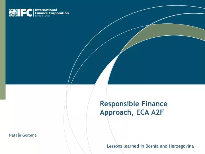 responsible finance approach eca a2f