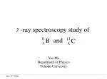 Advanced Gamma-Ray Spectroscopy Study of Hypernuclear Interactions at Tohoku University - slide 1