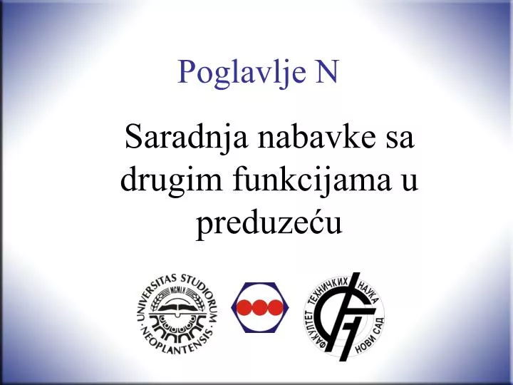 poglavlje n