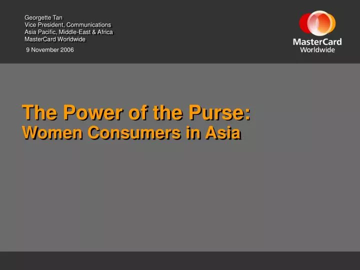 the power of the purse women consumers in asia