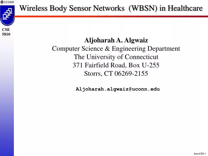wireless body sensor networks wbsn in healthcare
