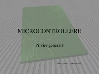 microcontrollere