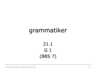 grammatiker