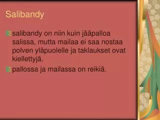 salibandy