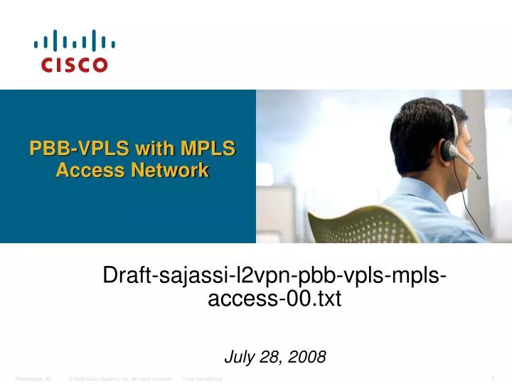 pbb vpls with mpls access network