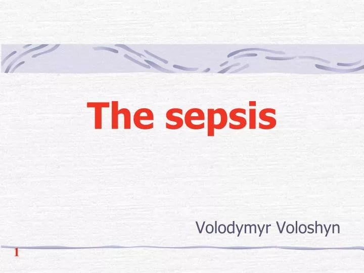 the sepsis