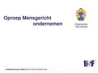 oproep mensgericht ondernemen