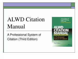 ALWD Citation Manual