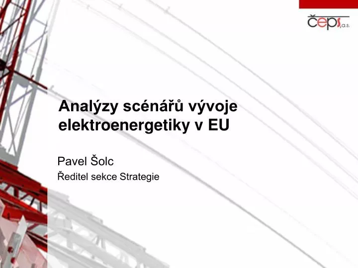 anal zy sc n v voje elektroenergetiky v eu