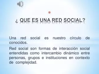 que es una red social