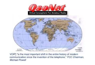 QsoNet the new way of radio?