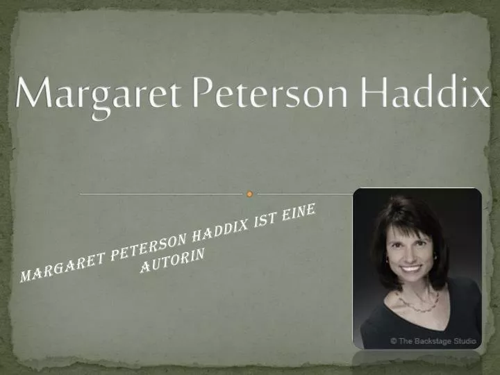 margaret peterson haddix