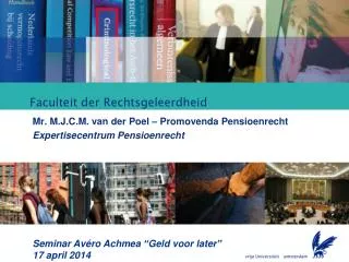 faculteit der rechtsgeleerdheid