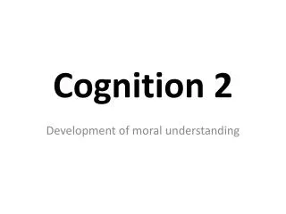 Cognition 2
