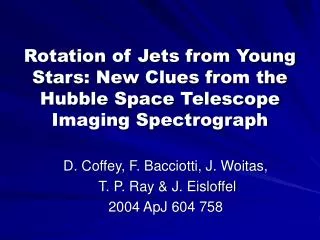 Rotation of Jets from Young Stars: New Clues from the Hubble Space Telescope Imaging Spectrograph