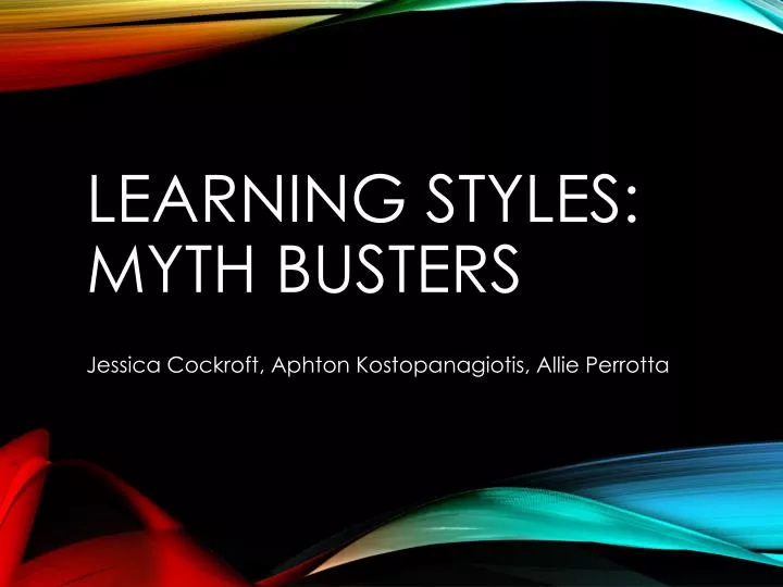 learning styles myth busters