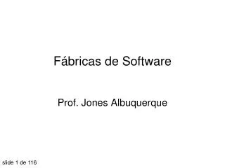 f bricas de software