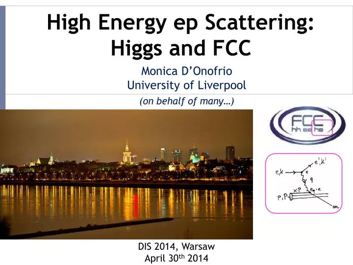 high energy ep scattering higgs and fcc