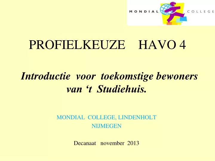 profielkeuze havo 4