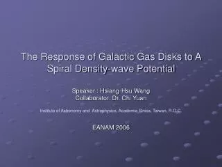 The Response of Galactic Gas Disks to A Spiral Density-wave Potential