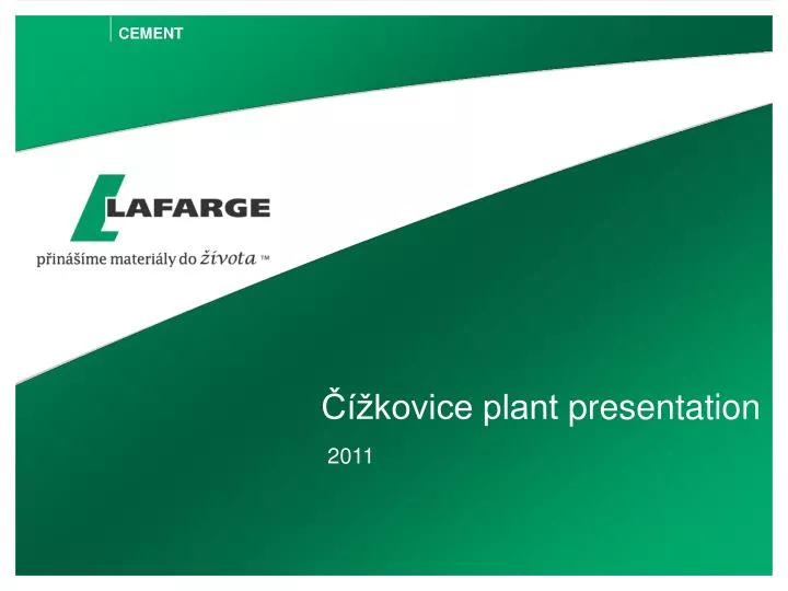 kovice plant presentation