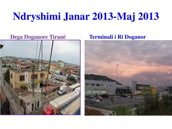 ndryshimi janar 2013 maj 2013