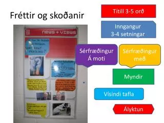 fr ttir og sko anir