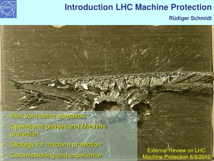 introduction lhc machine protection r diger schmidt