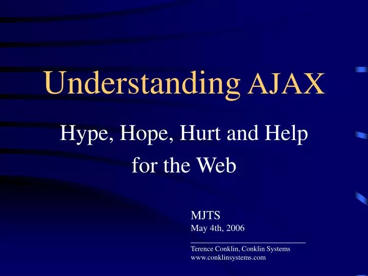 understanding ajax