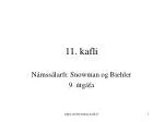 11. kafli - slide 1