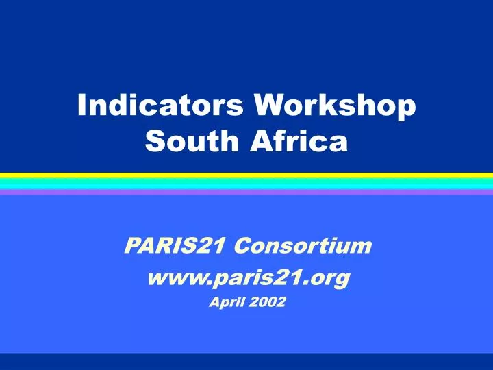 indicators workshop south africa